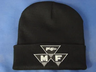 Massey Ferguson Knit Beanie Stocking Hat - Black - Triangle Logo • $25