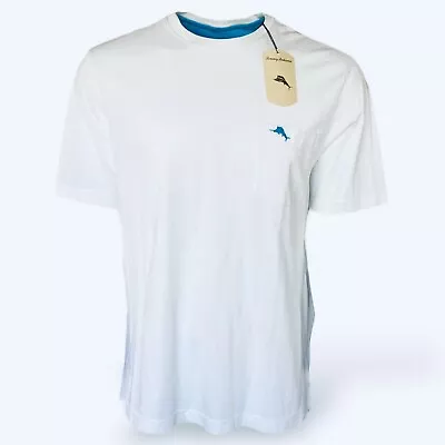$36.50 • Buy Tommy Bahama Men's Cool Cotton Crew V Neck Pocket T Shirt Big Guy M L XL 2XL 3XL
