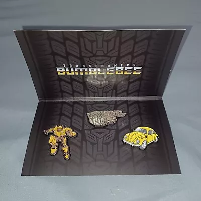 BUMBLEBEE Transformers Boombox  3 PIN SET Loot Crate Exclusive Autobot VW Hasbro • $9