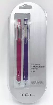 TUL Mechanical Pencils 0.7 Mm Pink & Purple Barrels Pack Of 2 • $9.99