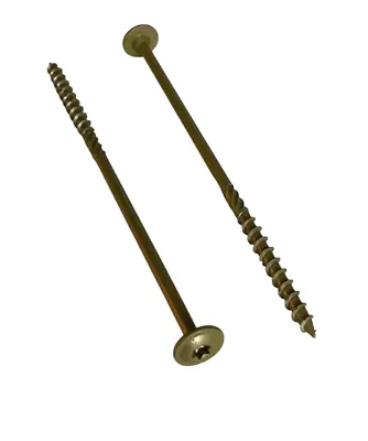 Landscape Timber/Wood Screw Suitable For Sleeper And Decking 6x150mm • £0.99