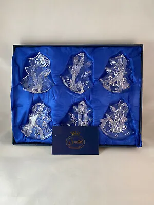 $34.99 • Buy Sorelle Crystal Christmas Tree Ornaments New Glass Rare VIntage Decorations