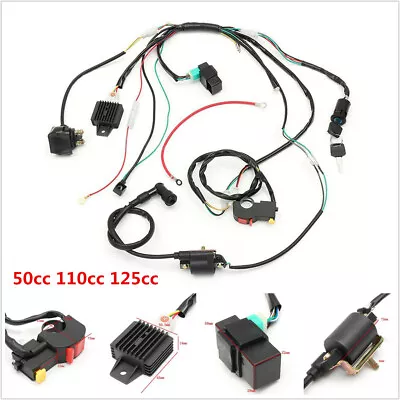 CDI Wire Harness Stator Assembly Wiring Harness For Chinese ATV Quad 50cc-125CC • $48.71