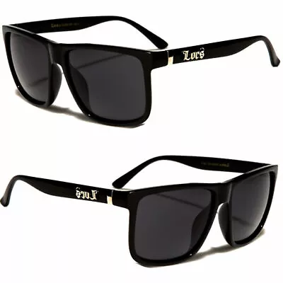 Men Dark Lens Oversize  Black Og Sunglasses Locs Gangster • $55