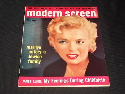 1956 November Modern Screen Magazine - Marilyn Monroe Front Cover - E 3477 • $45