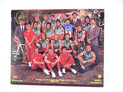1988 Team 7-Eleven Poster Board 16x20  ORIGINAL Hampsten Huffy Serotta 7-11 • $90
