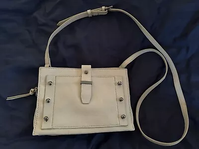 BOTKIER NEW YORK Beige Leather Cross Body Shoulder Bag Purse • $14.99