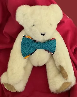 Vermont Teddy Bear Company 18  White Vintage 1997  Handsome Guy/girl!! Quality • $20