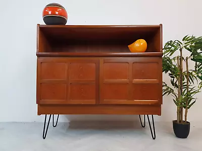 Nathan Parker Knoll Vintage Mid Century Medium Teak Compact Sideboard Cabinet • £265