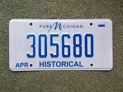 ✈✈🗽🗽  Michigan      License Plate  Historical Vehicle • $12.50