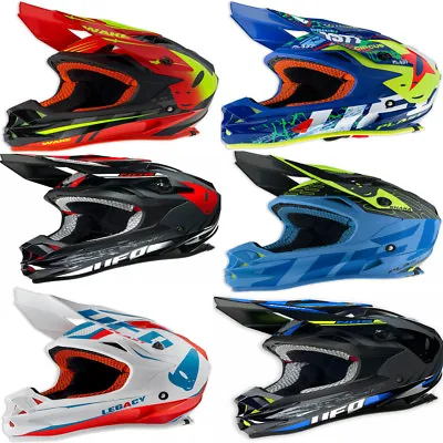 New UFO ONYX Motocross Enduro Helmet GOLD ACU Road Legal KXF KX YZF WRF • $50.51