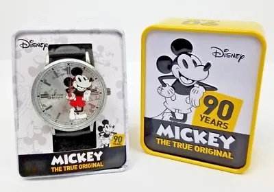 NIB Disney Mickey Mouse 90th Anniversary Commemorative Watch NEW Steamboat Willy • $53.99