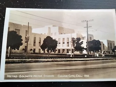 Metro Goldwyn Mayer Studios Culver City California RPPC Photo Postcard • $21.95