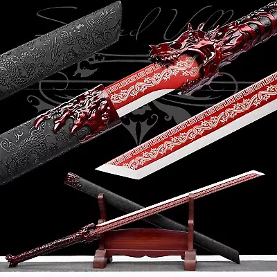 Handmade Katana/Collectible/Dragon Sword/Full Tang/Fighting Master/Full Tang • $121.82