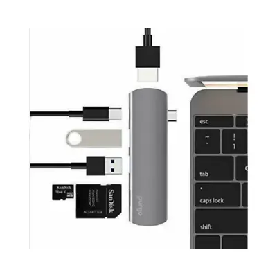 Purgo USB C Hub For MacBook Adapter 7 Ports USB 3.0 HDMI SD Micro SC - NEW • $45