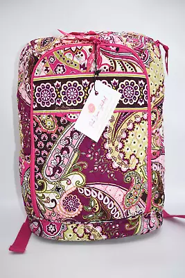 Vera Bradley Laptop Campus Backpack In  Very Berry Paisley  Pattern • $41.76