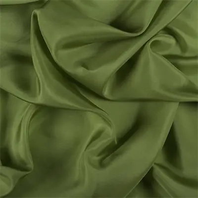 $21.30 • Buy Apple Green Silk Habotai, Fabric By The Yard