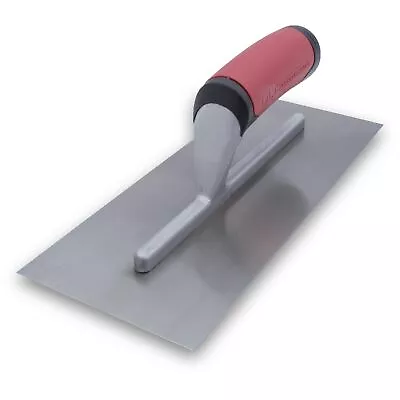 QLT Finishing Trowels Soft Grip 279mm Length 114mm Width Carbon Steel Blade • $27.15