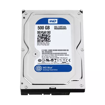 Western Digital Caviar Blue 3.5  500GB SATA HDD WD5000AAKX • $20