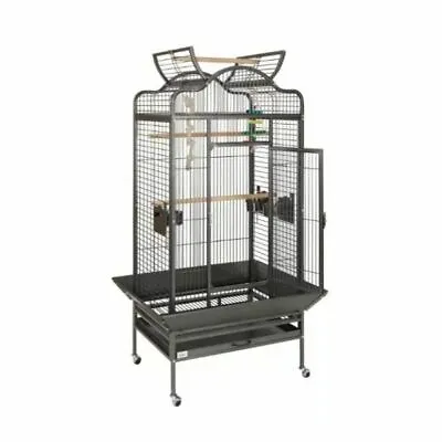 Liberta Voyager Antique Bird / Parrot Cage For Medium Parrots 3 X 13cm Bowls • £336.06