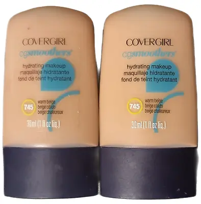 Covergirl Smoothers Foundation. Hydrating Makeup. #745 Warm Beige (2 Pack) • £12