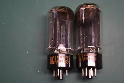 5U4GB RCA Red Letter Audio Radio Receiver Vacuum Tubes Tested Pair • $25.99