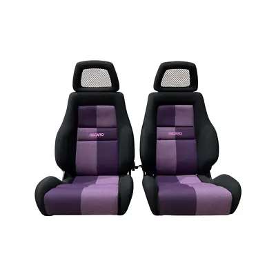 Genuine Recaro Seats LSC Monza Purple Mesh Headrests - Retrimmed (Pair) • $4890