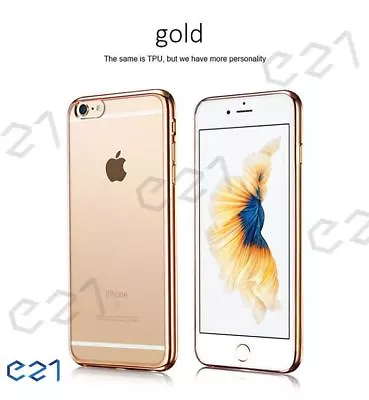 For IPhone SE 2020 8 Plus 7 Plus 6 Ultra Thin TPU Gel Rubber Case Cover EE • $4.49