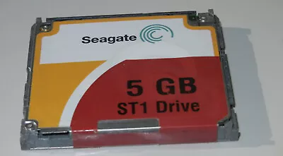 5GB Seagate Microdrive ST1 ST660211CF Compact Flash Hard Drive -VGC • $14.98