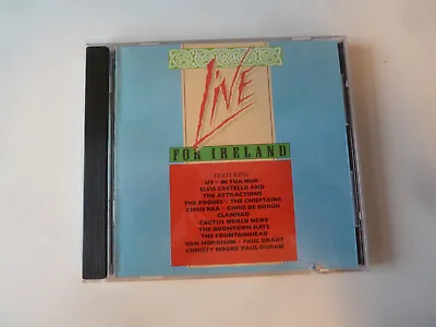 Live For Ireland - CD Various Artist U2 The Pogues Van Morrison Etc.  • $3.49