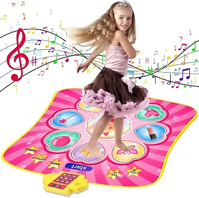 Dance Mat Toys For 3 4 5 6 7 8 9 10+ Year Old Girls Birthday Gifts Musical Danc • $50.77