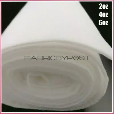 £2.99 • Buy 39  Wide Polyester Wadding Batting 2oz 4oz 6oz Weights Available