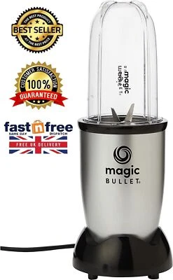 £35.64 • Buy NutriBullet 1485 Magic Bullet 4pc Blender Mixer & Food Processor Silver 01485