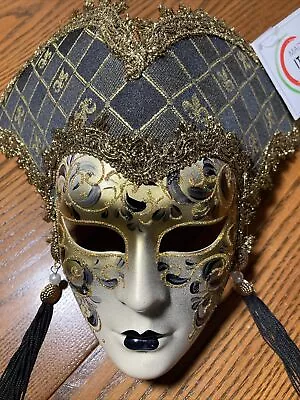 Venetian Brocade Lace Mardi Gras Mask Wall Hanging Decor • $45