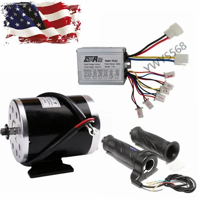 500 W Watt 24 V DC Electric Motor Kit W/ Speed Controller & Throttle For E-Bike • $106.59