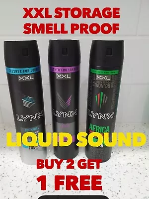 £18.50 • Buy Lynx Xxl Stash Can  Secret Stash Stash Box Pill Box BUY 2 GET1 FREE Smell Proof