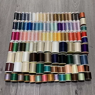 Mettler Etc. Sewing Thread Lot Of 110 - Cotton & Polyester • $40