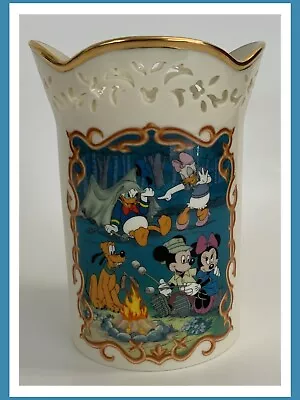 Lenox Disney Animated Classics Mickey And Friends 2001 Votive Vase 6⅛” Tall • $38.99