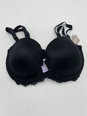 £7.45 • Buy The Collection Debenhams Shine Lace Cradle Gel Black Bra Size UK 30DD