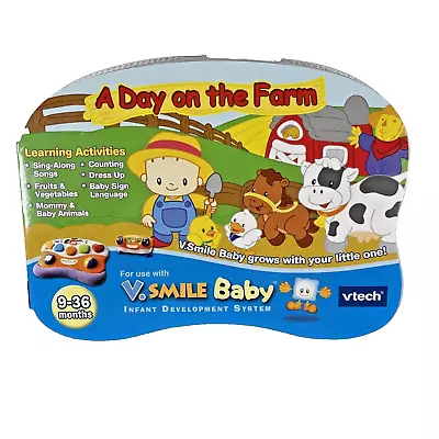 NOS SEALED Vtech V-Smile Baby Smartridge Game  A Day On The Farm 9-36 Months  • $10.39