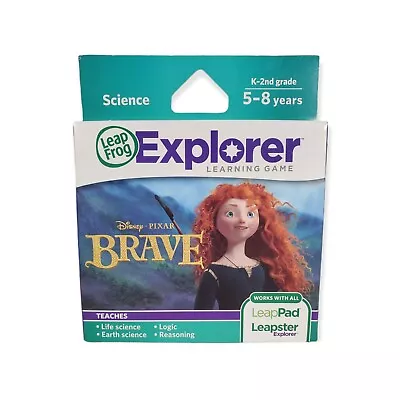 New Leap Frog Leapster Leap Pad Explorer Game Disney Brave -ages 5-8 Yrs • $60.16