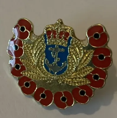 Royal Navy Remembrance Poppy Military Lapel Badge Army RAF Police • £8.50