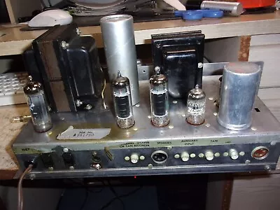 $135 • Buy Vintage Hoffman Vacuum Tube Integrated Amplifier 6bq5 Pp
