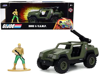 V.A.M.P. Olive Green And Duke Diecast Figurine  G.I. Joe   Hollywood Rides  Seri • $19.99