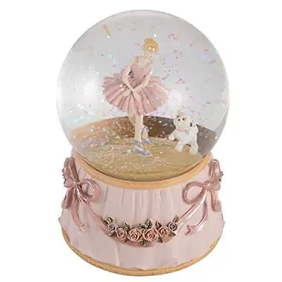Dreamwizor Ballerina Snow Globe Plays Greensleeves Music Ballet Dancing Girl Wit • $35.88