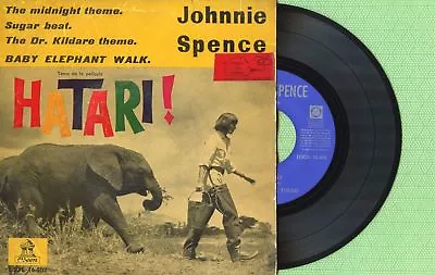 JOHNNIE SPENCE / Hatari Baby Elephant / ODEON MSOE 16.502 Press Spain 1962 EP • $25