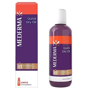 Mederma Quick Dry Oil Skin Care For Scars & Stretch Marks 3.4 Oz • $10.29