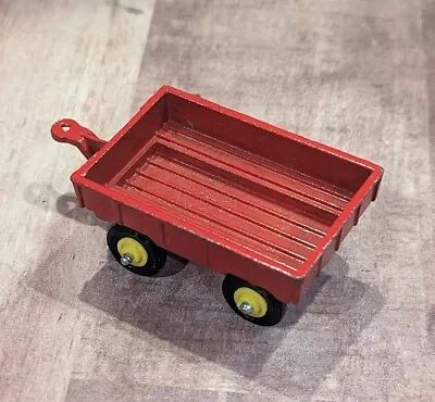 Vintage TootsieToy Red Utility Cart Chicago USA Die Cast Metal Tootsie Toy • $9.95