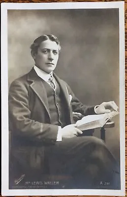 Lewis Waller Edwardian Actor Fashion Lafayette Ralph Dunn & Co Vintage Postcard • £1.75