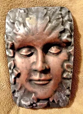 Green Lady Mold Garden Face Concrete Plaster Plastic Mould  8  X 5  X Up To 1.5  • $23.95